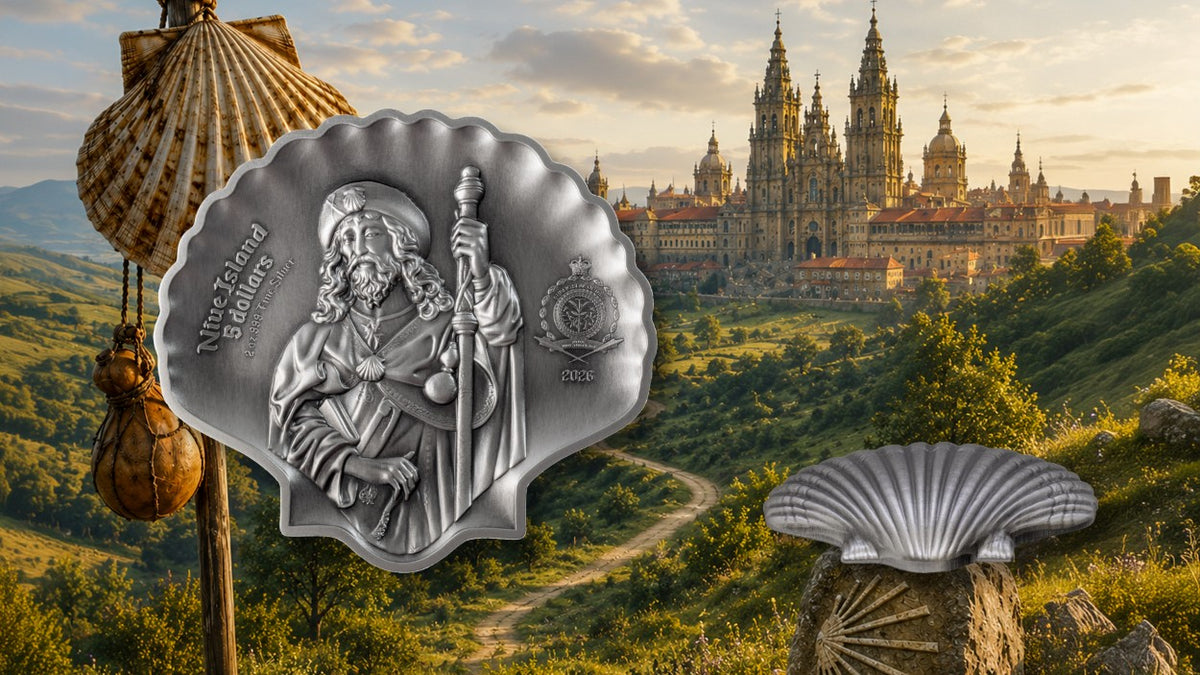 2026 Niue Saint James - The Way to Santiago 2 oz Silver Coin
