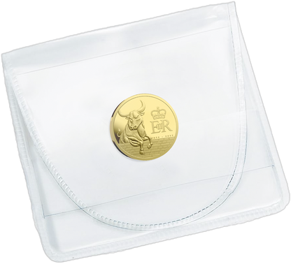 2027 Pitcairn Islands Queen's Beast Black Bull 0.5g Gold Coin