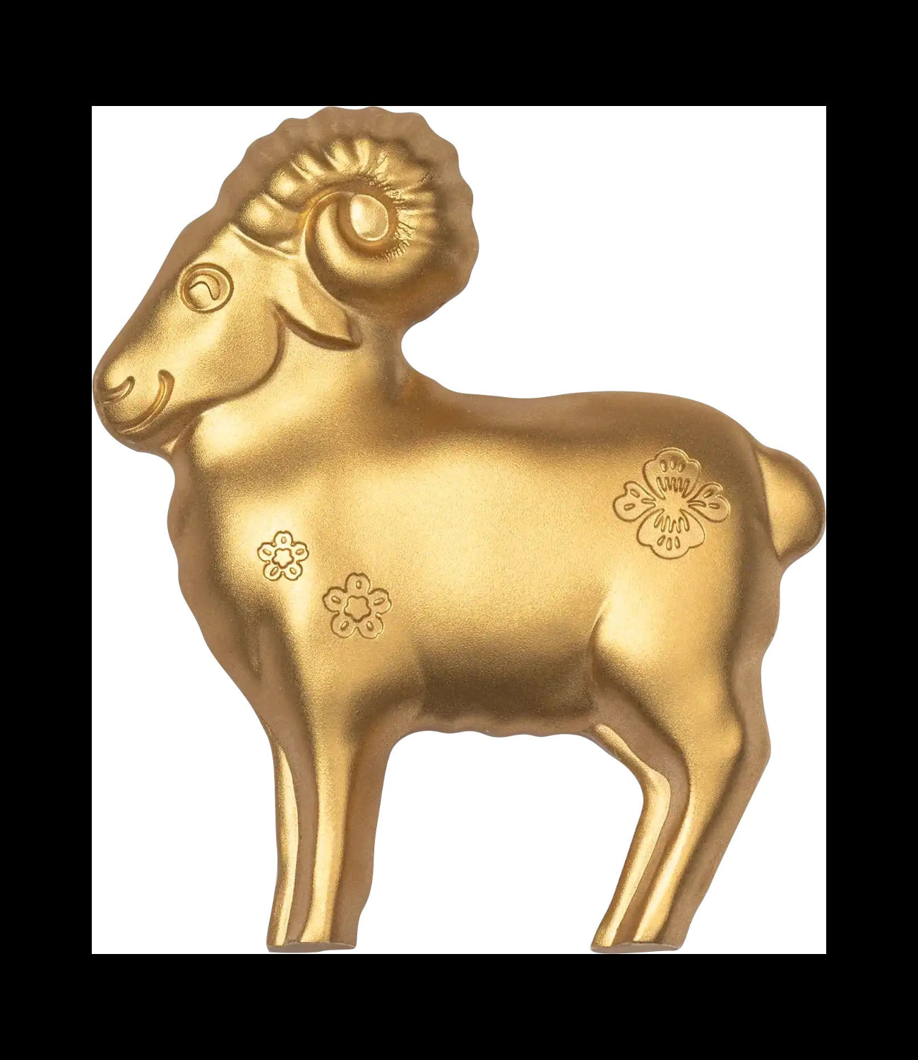 2027 Mongolia Lunar Year Fluffy Gilded Sheep 1 oz Silver Coin