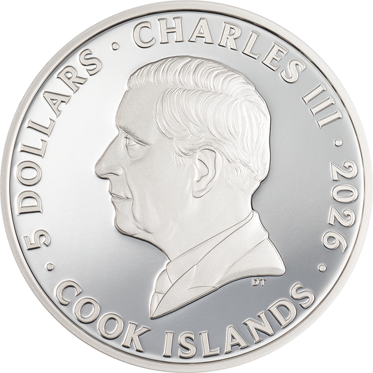 2026 Cook Islands Seven Deadly Sins - Envy 1 oz Silver Coin