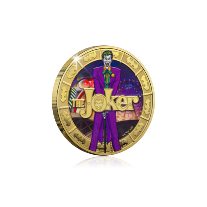 2025 Solomon Islands DC The Joker Gold Plated 27.5g CN Coin in Card (07/13)