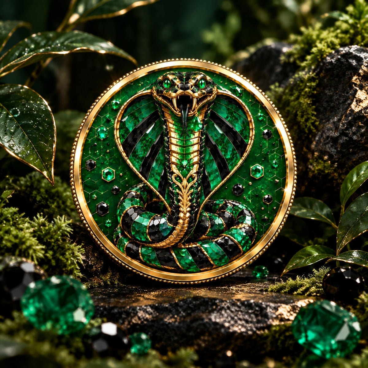 2026 Canada Maple Leaf Emerald Venom Edition 1 oz Silver Coin