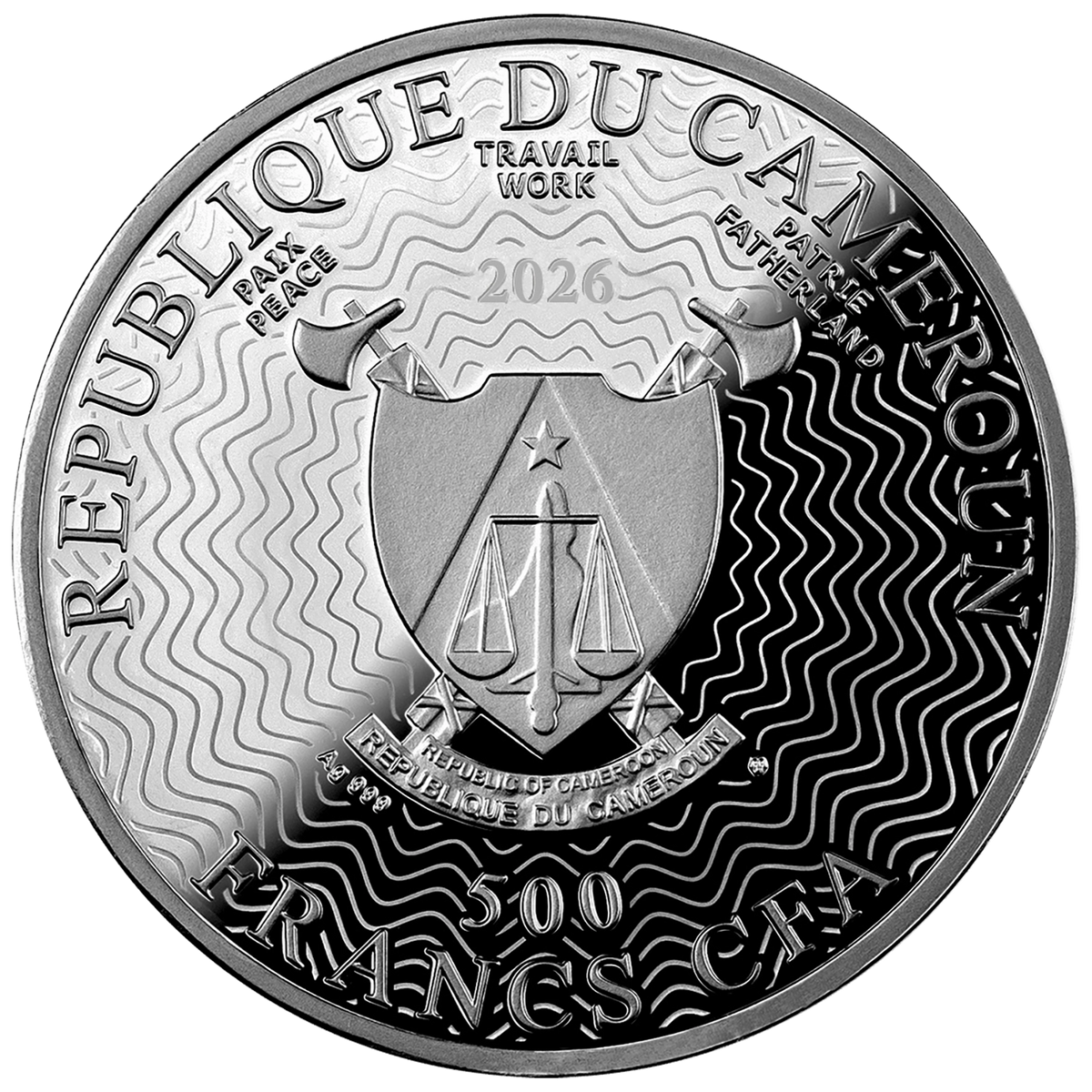 2026 Cameroon Life Cycle of Stars - White Dwarf 17.5g Silver Coin