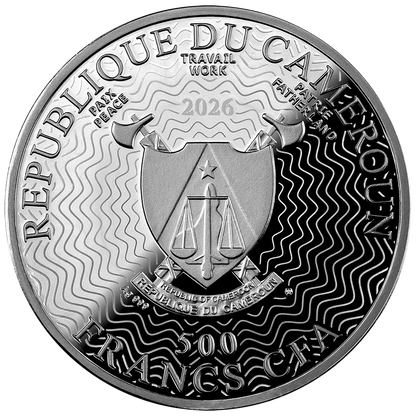 2026 Cameroon Life Cycle of Stars - White Dwarf 17.5g Silver Coin