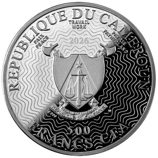 2026 Cameroon Life Cycle of Stars - White Dwarf 17.5g Silver Coin