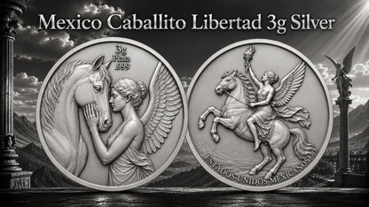 Mexico Caballito Libertad 3g Silver Medal