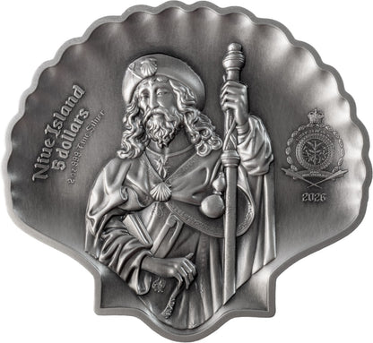 2026 Niue Saint James - The Way to Santiago 2 oz Silver Coin