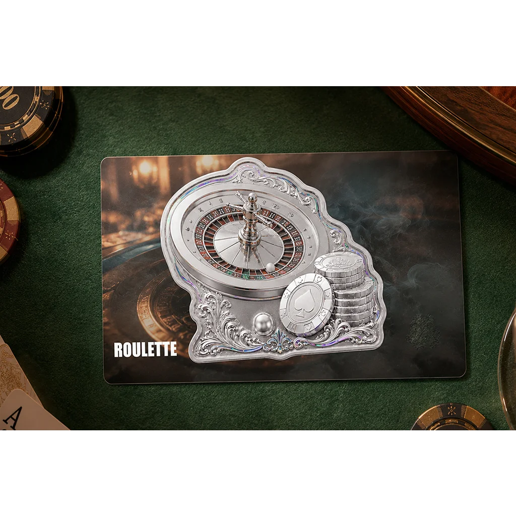 2026 Roulette Shaped 10g Silver in Card
