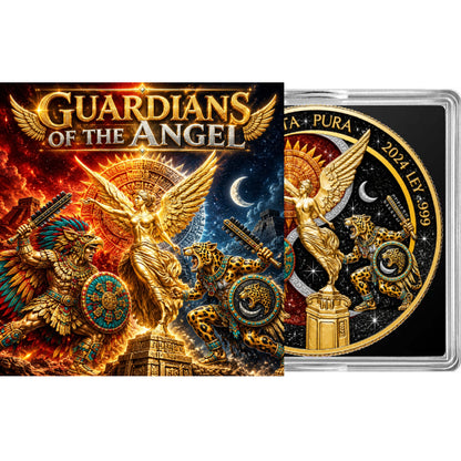 2024 Mexico Libertad Guardians of the Angel Edition 1 oz Silver Coin