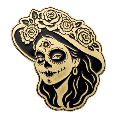 2026 Liberia La Catrina Shaped 1/1000 oz Gold Coin