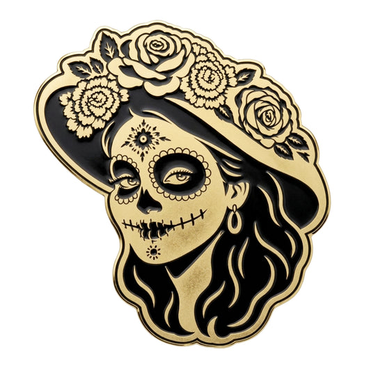 2026 Liberia La Catrina Shaped 1/1000 oz Gold Coin