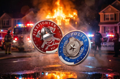 2026 Cook Islands First Responders Police & Firefighters 2 x 1 oz Silver Coin Set (06/17)