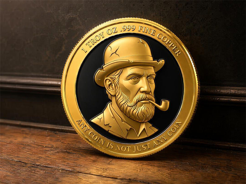 Hobocoin Three Logos in One 1 oz Copper Medal (07/10)