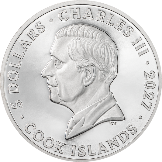 2027 Cook Islands Born for Speed - Sailfish 1 oz Silver Coin