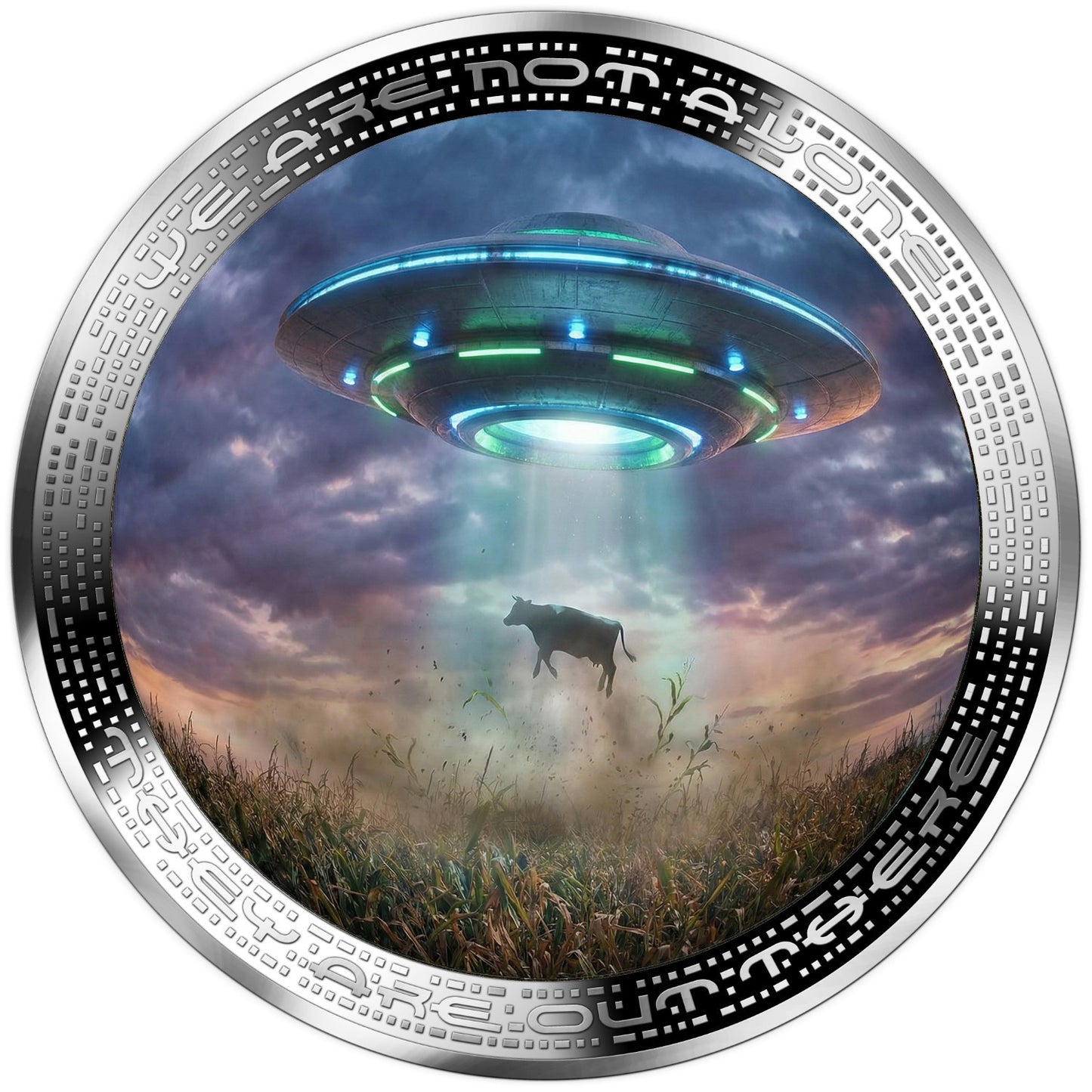 2026 Cameroon Cow Abduction 1 oz Silver Coin (07/03)
