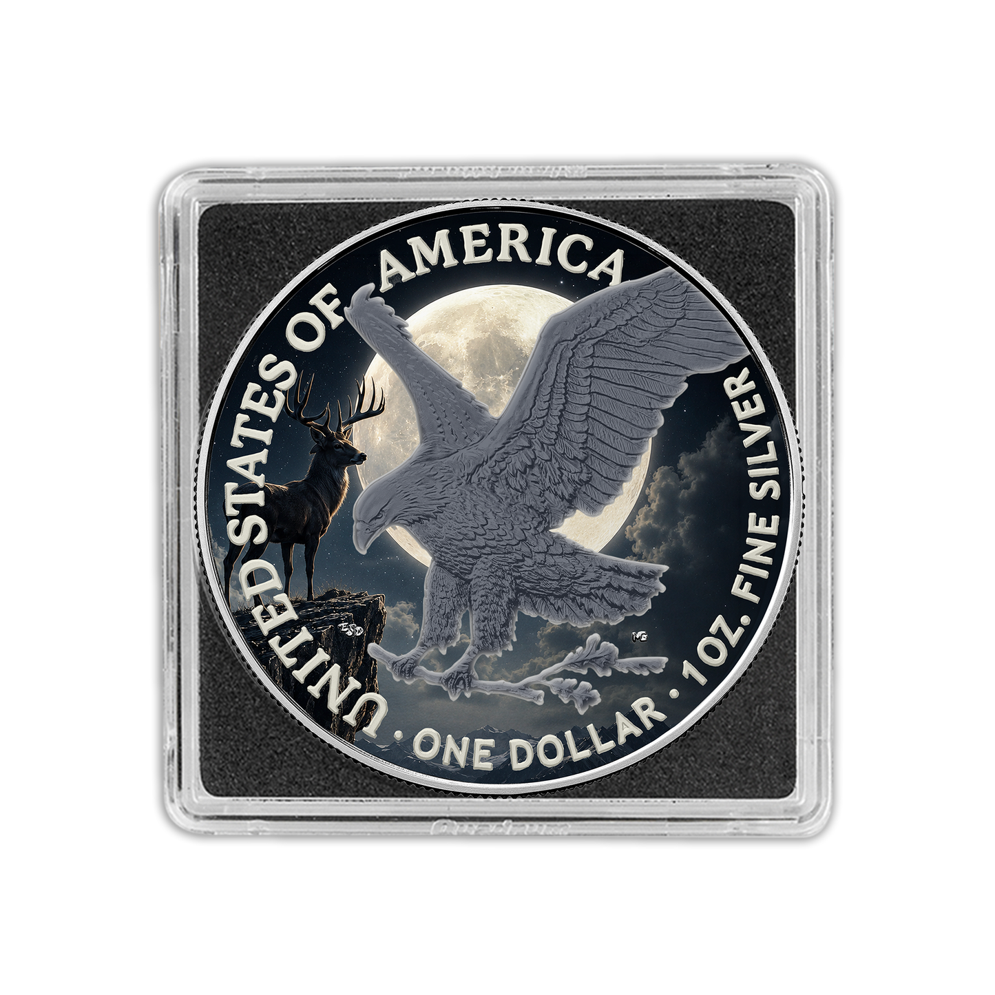 2026 U.S. Eagle Full Buck Moon Edition 1 oz Silver Coin (07/30)
