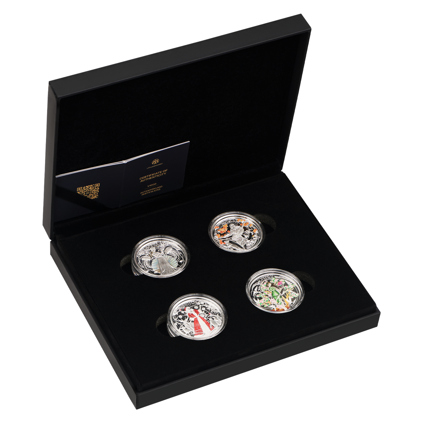 2025 Niue Four Seasons 4 x 1 oz Silver Coin Set (08/07)