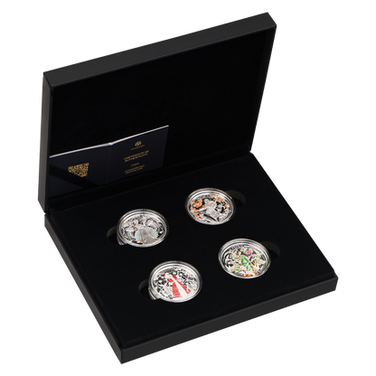 2025 Niue Four Seasons 4 x 1 oz Silver Coin Set (08/07)
