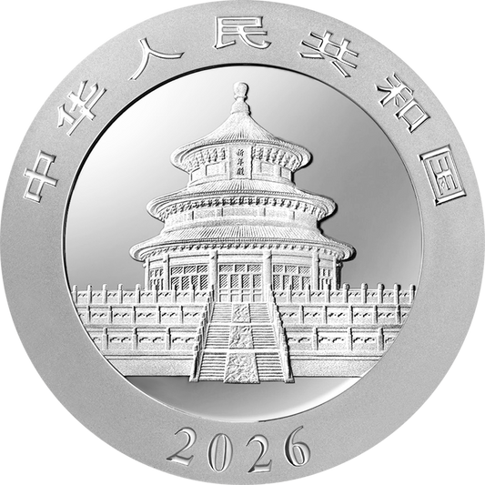 2026 China Panda Chameleon Effect 30g Silver Coin