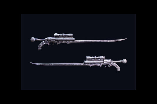 Estimate: 2026 Cameroon Steampunk Gunblade Shaped 2.5 oz Silver Coin (07/10)