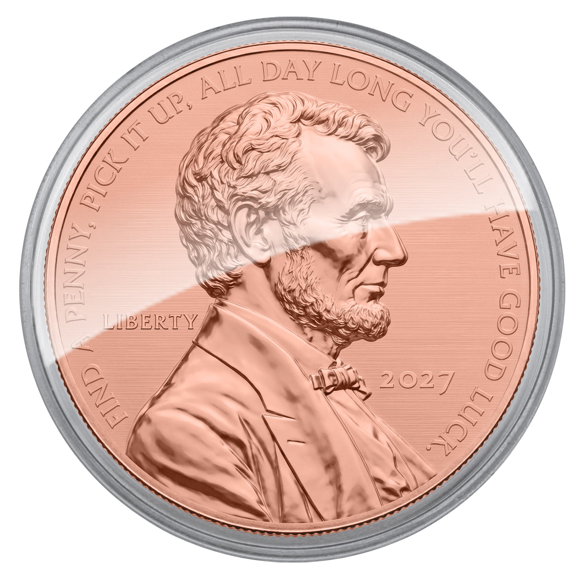 2027 Liberia Lucky Penny 1/2 oz Copper Coin