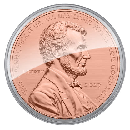 2027 Liberia Lucky Penny 1/2 oz Copper Coin
