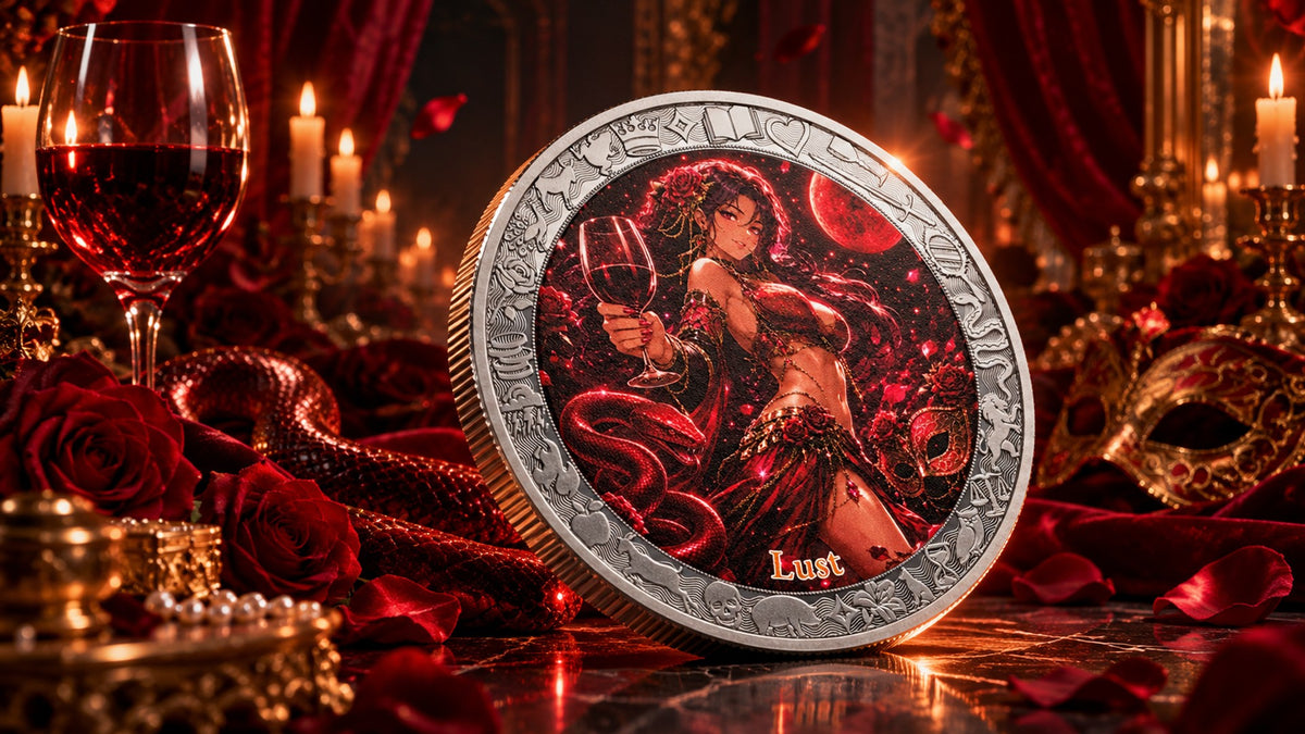 2026 Niue Seven Sins & Virtues - Lust 1 oz Silver Coin