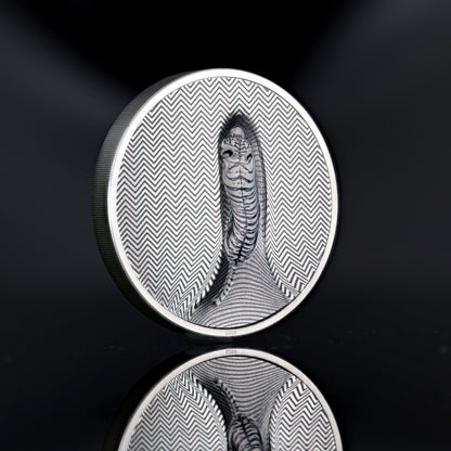 2026 Cook Islands Camouflage of Nature - Tiger 3 oz Silver Coin (08/12)
