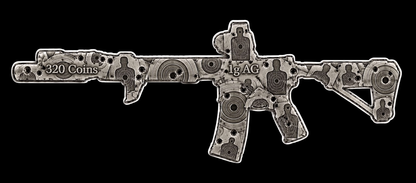 Target Practice Shaped 1g Silver Medal