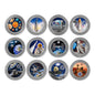 2025 Ghana History of Spaceflight 1 oz Titanium 12-Coin Set (06/16)