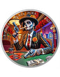 In Stock! GANGSTA Dia De Los Muertos 1 Oz Silver coin 1 Ounce Mexico 2024