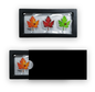 In Stock! 2025 Trio Leaves of Color 1.5g (per leaf) Shaped Stacker .999 Silver