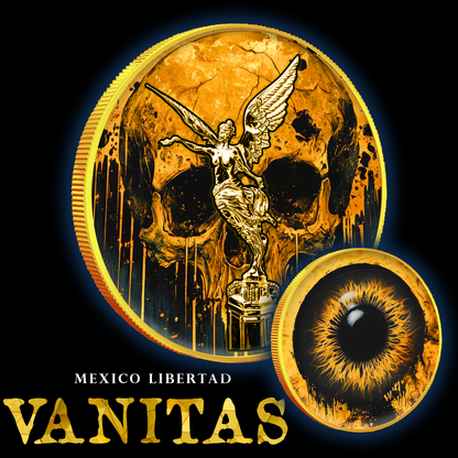 In Stock! 2024 Mexico Libertad Vanitas 1oz .999 Silver Coin