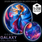 In Stock! 2025 Silver Eagle Galaxy Series Colorized 1oz .999 Silver Coin