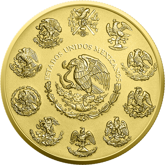 In Stock! 2023 Mexico Libertad Aztec Empire Temple Color 1oz .999 silver coin