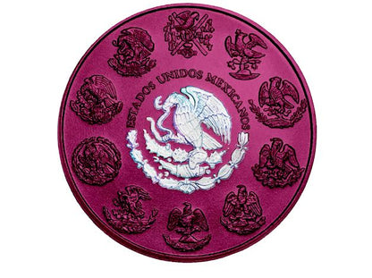 In Stock! 2024 Mexico Libertad Space Pink Holograph 1oz .999 Silver Coin