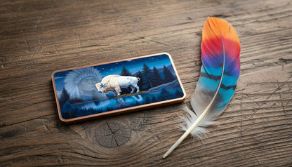 In Stock! 10oz .999 ADVP Copper Bullion Bar The Great White Buffalo Bar