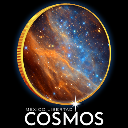 In Stock! Serial #2! 2024 Mexico Libertad Cosmos Edition 1oz .999 Silver Colorized Coin