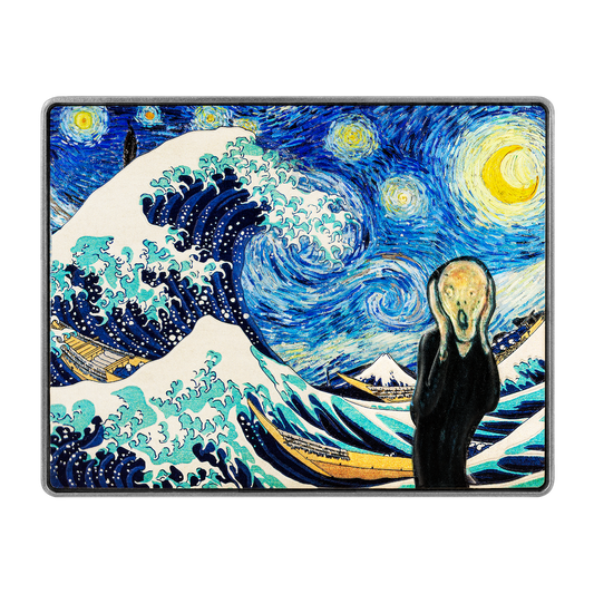 Starry Night Van Gogh Fine Art Crossover 15oz Color Silver Copper Core Coin