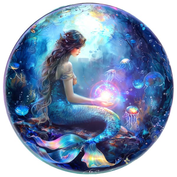 In Stock! 2026 Liberia Whispers of the Deep Mermaid 1 oz .999 silver Coin