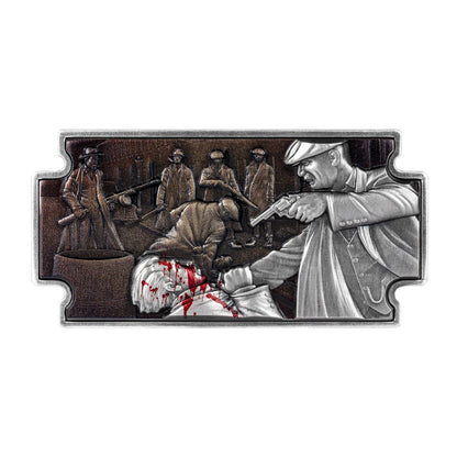 In Stock! RARE ERROR 2023 Chad Peaky Blinders Razor Blade 1 oz .999 Silver Coin w/Copper Core