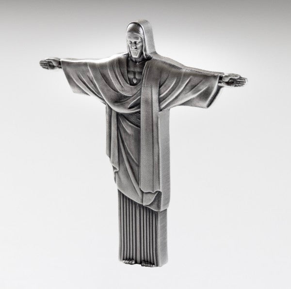 In Stock! 2025 Cameroon 1oz Christ the Redeemer in 3D .999 Silver Coin