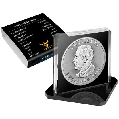 In Stock! 2025 Canada Maple Colorized Little Red .999 Silver