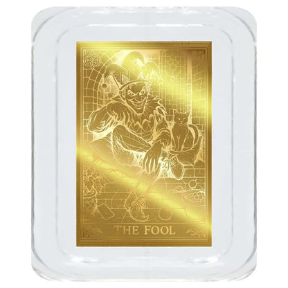 In Stock! 2026 Liberia The Fool 1/1000 oz .9999 Gold Coin in Card
