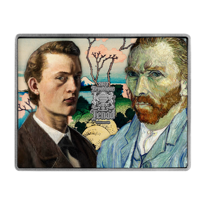 Starry Night Van Gogh Fine Art Crossover 15oz Color Silver Copper Core Coin