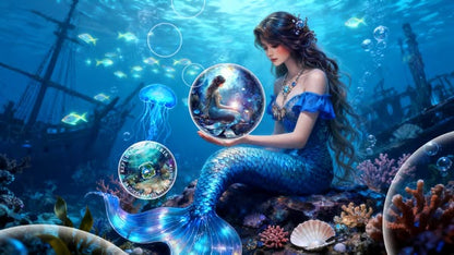 In Stock! 2026 Liberia Whispers of the Deep Mermaid 1 oz .999 silver Coin
