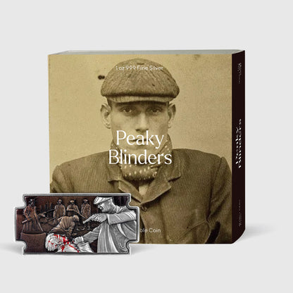 In Stock! RARE ERROR 2023 Chad Peaky Blinders Razor Blade 1 oz .999 Silver Coin w/Copper Core
