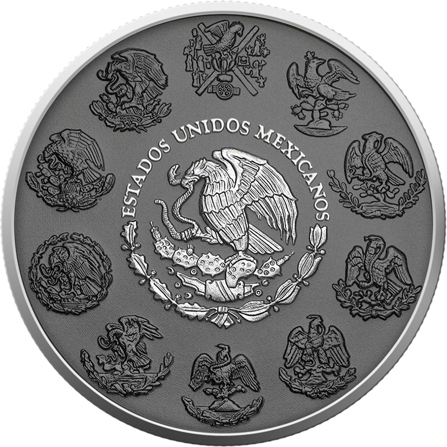 In Stock! 2024 Mexico 1oz .999 Silver Libertad Silver Ring Edition Coin