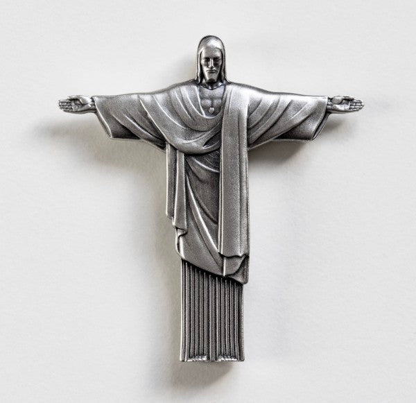 In Stock! 2025 Cameroon 1oz Christ the Redeemer in 3D .999 Silver Coin