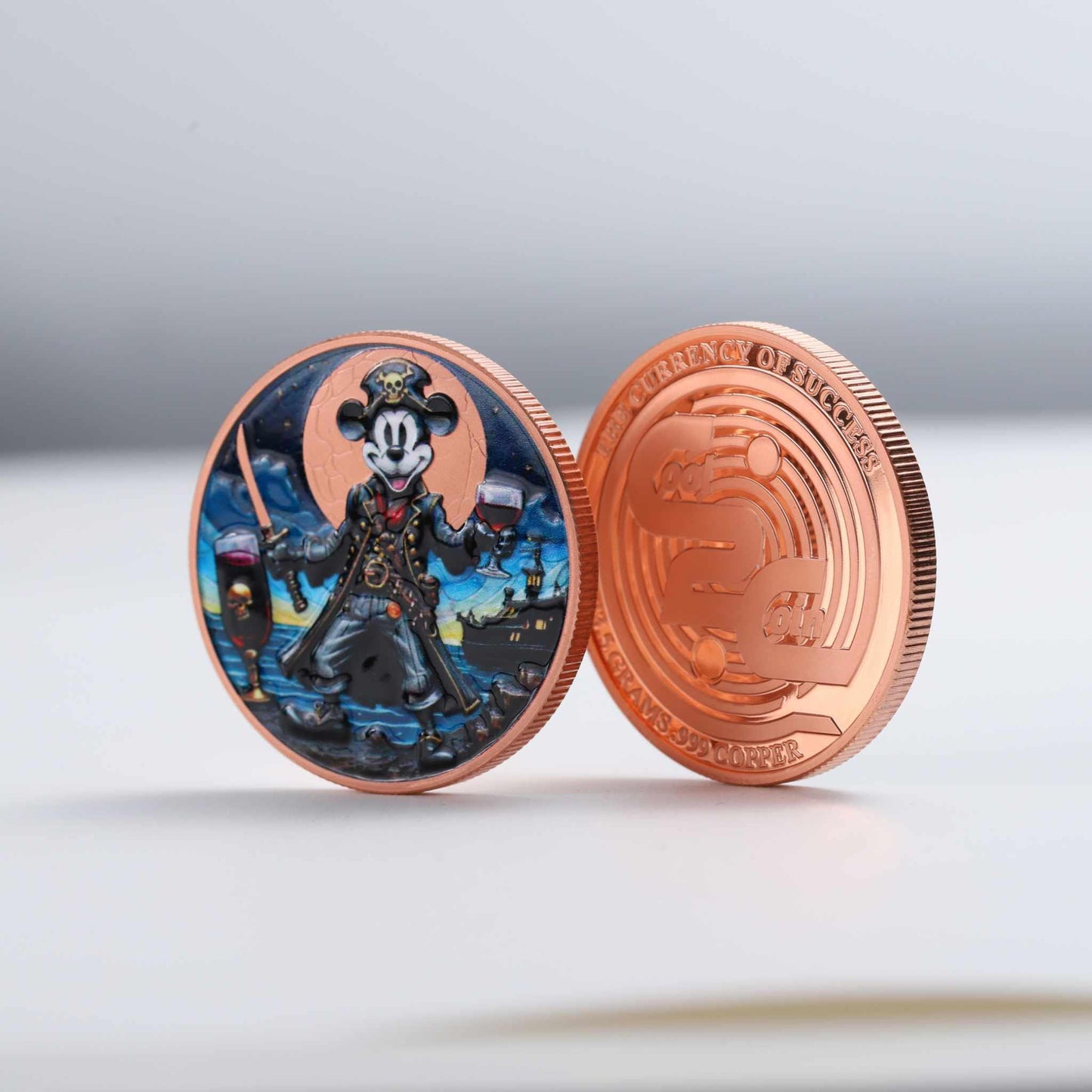 Pirate Willie Colorized 33.5g COPPER Round in Card (Order by 05/22)